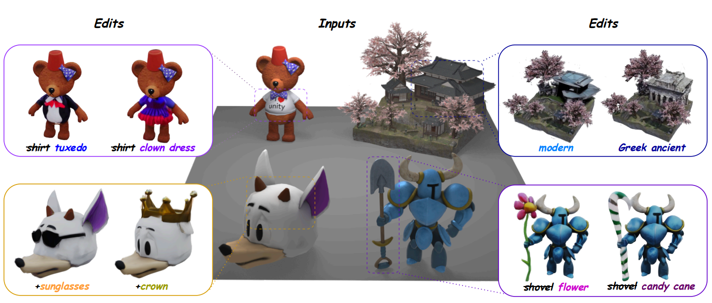 3D-LATTE: Latent Space 3D Editing from Textual Instructions