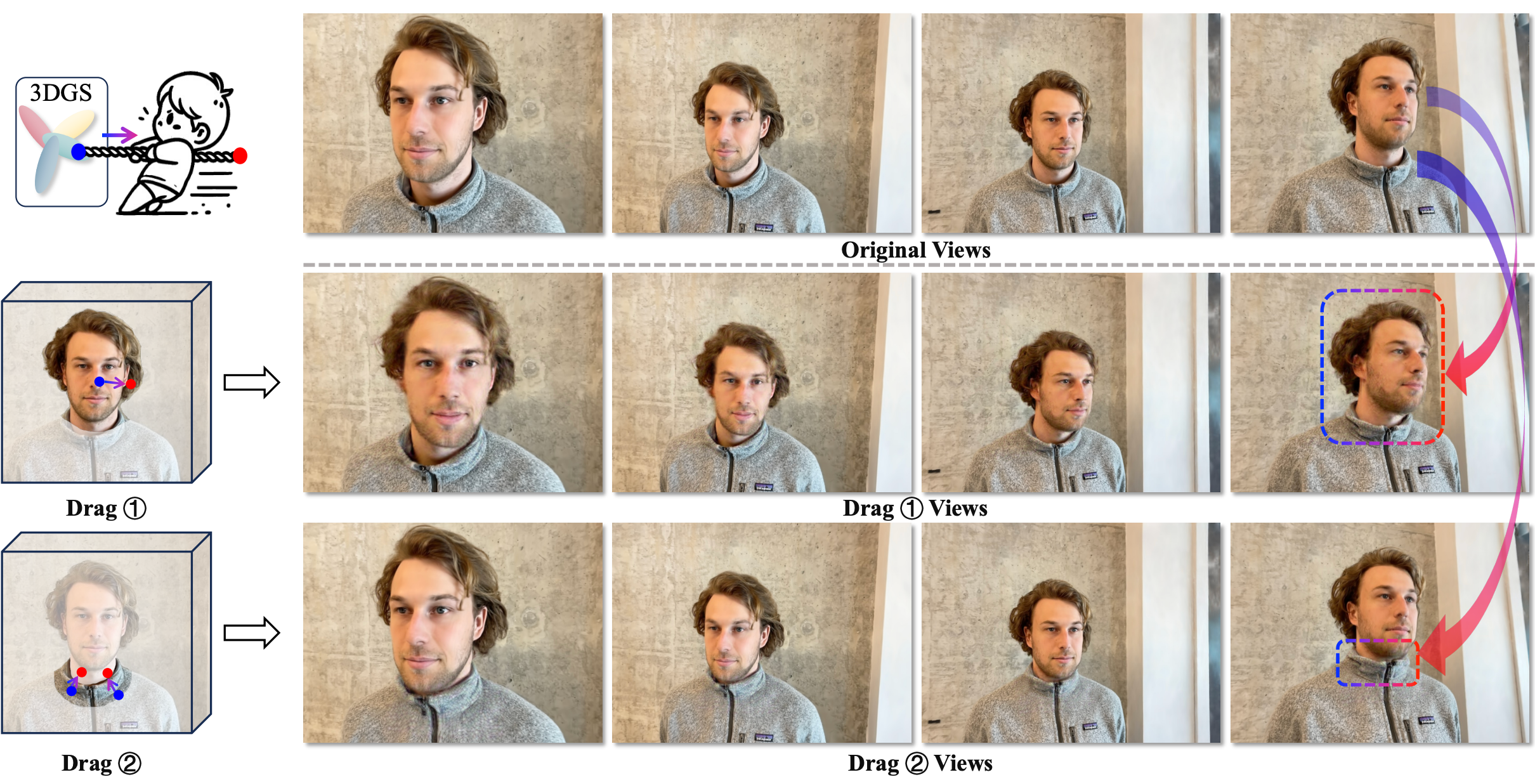 Drag Your Gaussian: Effective Drag-Based Editing with Score Distillation for 3D Gaussian Splatting